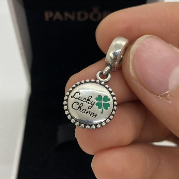 ✨🔥Pandora Ireland Charm Four-leaf Clover Charm Lucky Charm - Picture 4 of 6